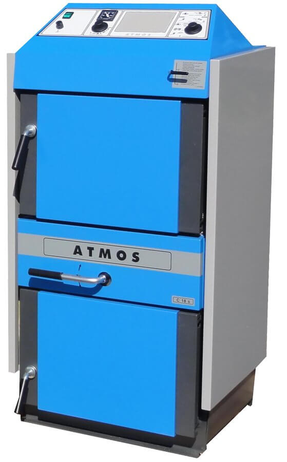 картинка Котел твердотопливный ATMOS C 32 ST пиролизный