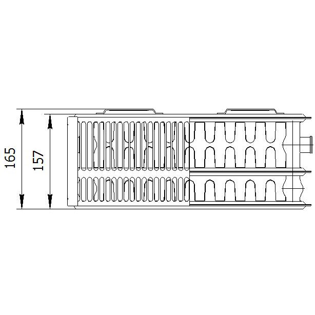 картинка Стальной радиатор LEMAX Valve Compact 33 тип 500 мм