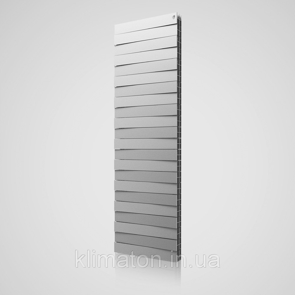 картинка Биметаллический радиатор Royal Thermo PianoForte TOWER Silver Satin 18 секций