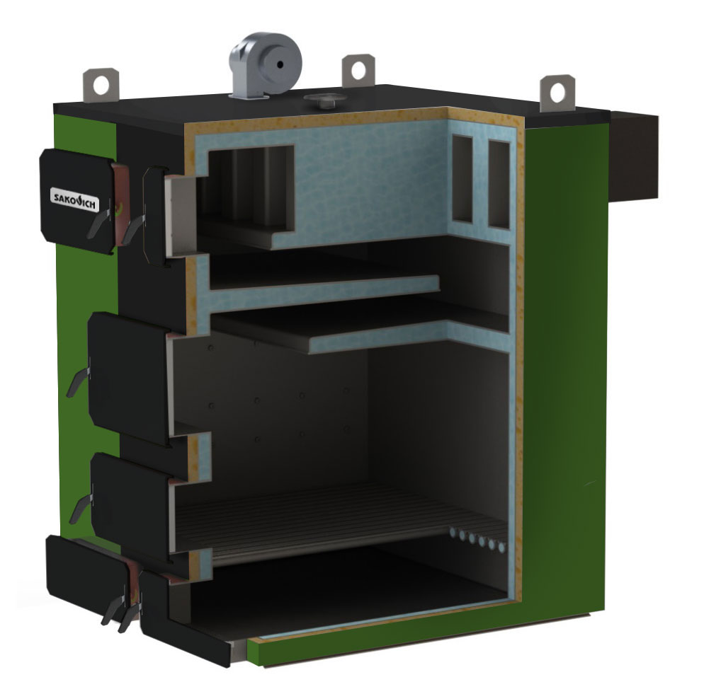 картинка Котел промышленный твердотопливный Sakovich ECO 250