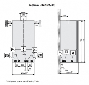 картинка Газовый котел Buderus Logamax U072 24 K