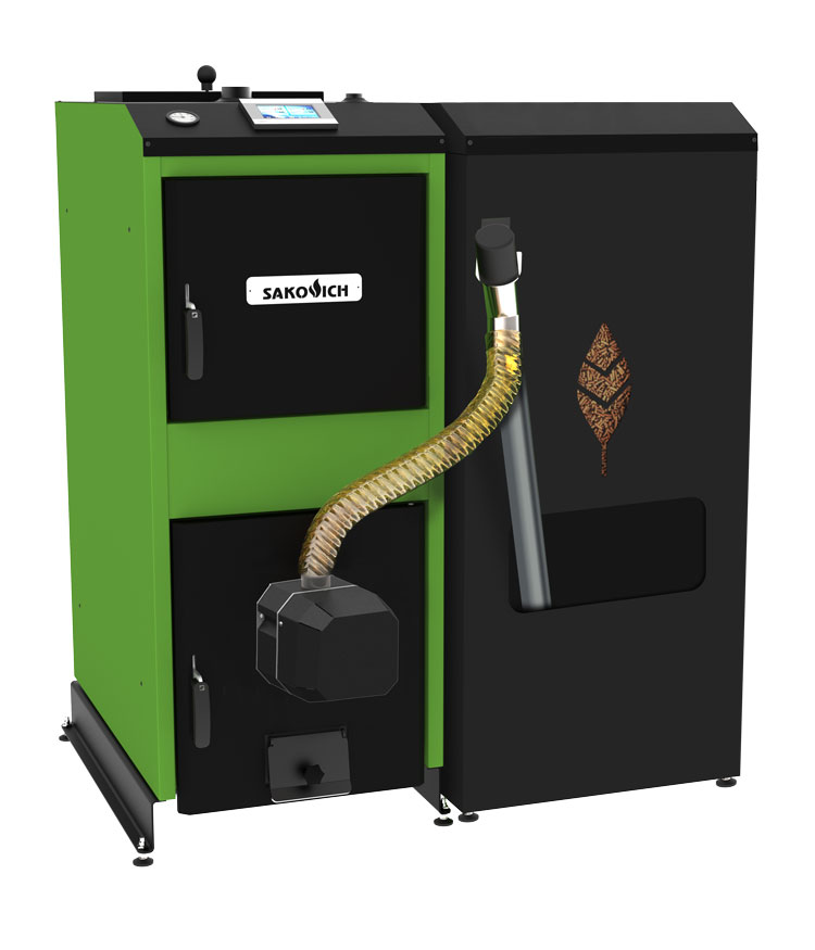 картинка Котел пеллетный твердотопливный Sakovich Pellet Komfort 50