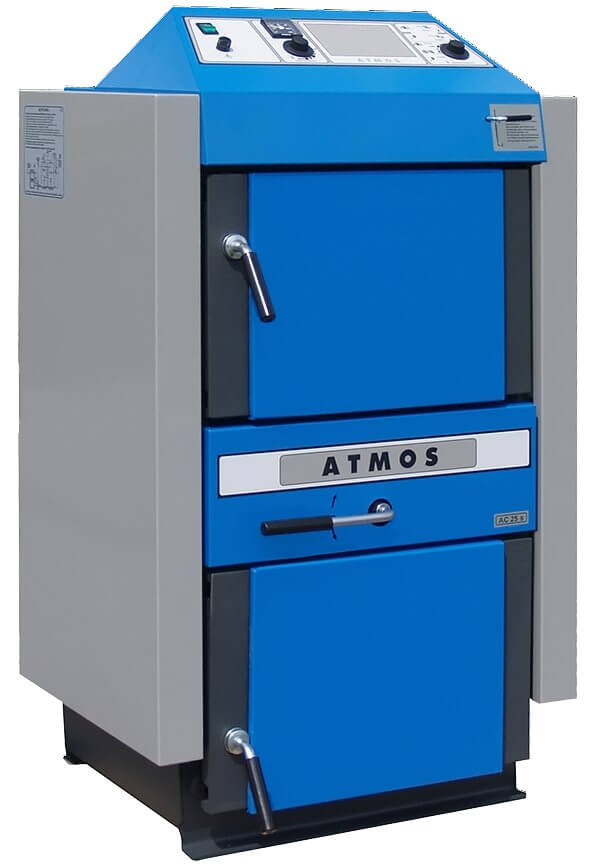 картинка Котел твердотопливный ATMOS AC 25 S пиролизный